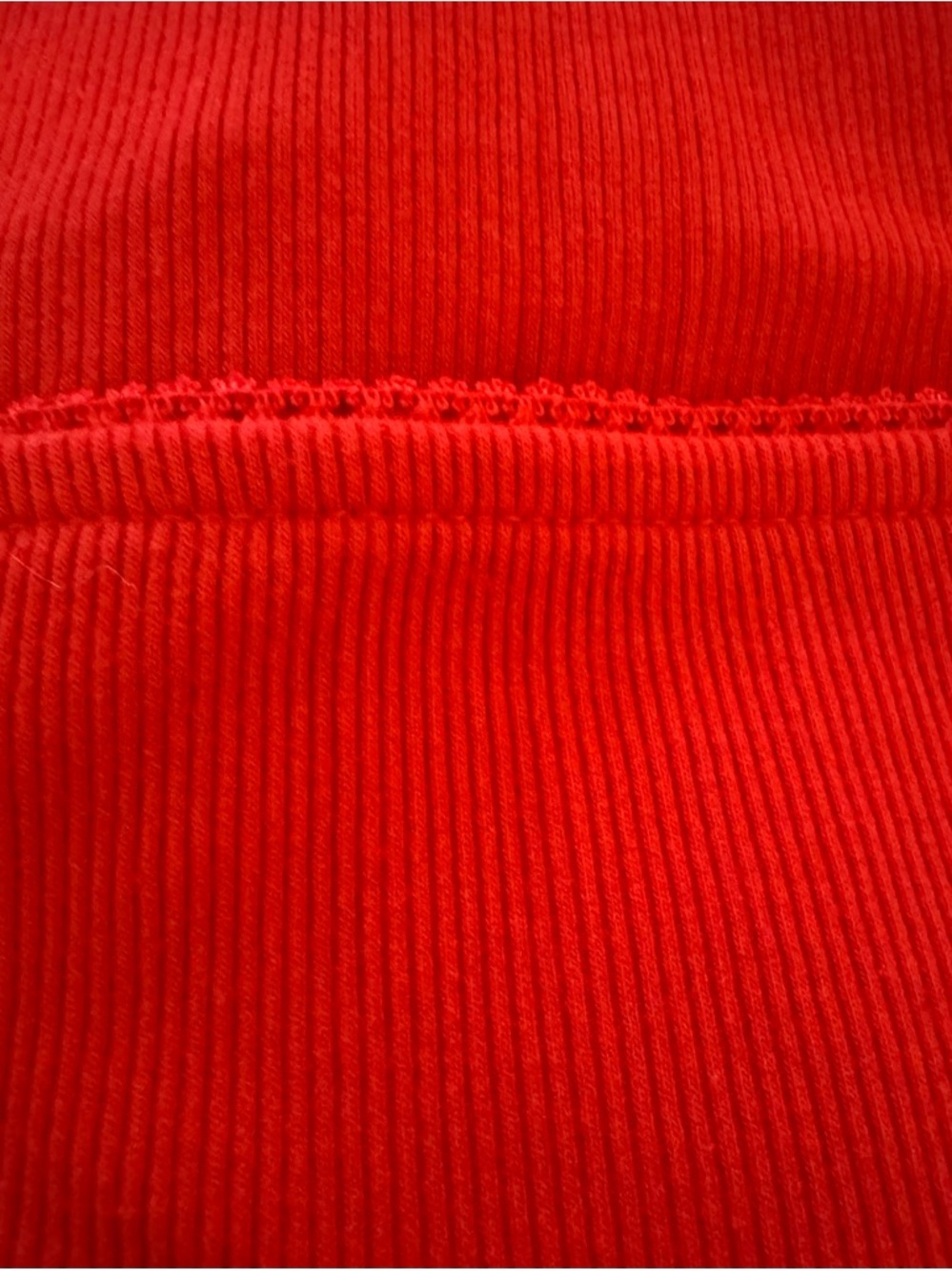 Fitted Square Neck Red Top sz 3X - Picture 5 of 12